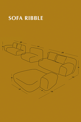 Sofa modular Ribble